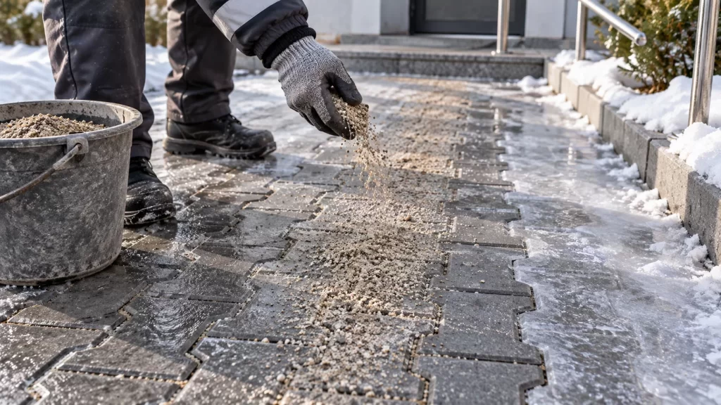 Parke Taşı Kış Bakımı: Kar, Buz ve Tuzun Zararına Karşı